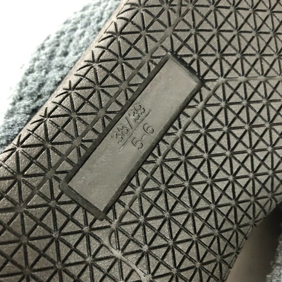 Womens Clog Slippers House Shoes Fuzzy Soft Slip On Gray US Size 5-6 - Picture 5 of 5